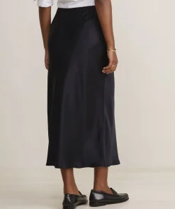 Vineyard Vines Satin Midi Slip Skirt< Dresses & Skirts
