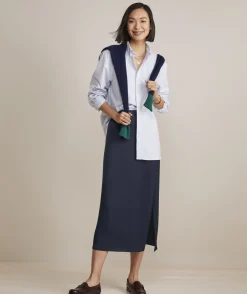 Vineyard Vines Satin Midi Slip Skirt< Dresses & Skirts