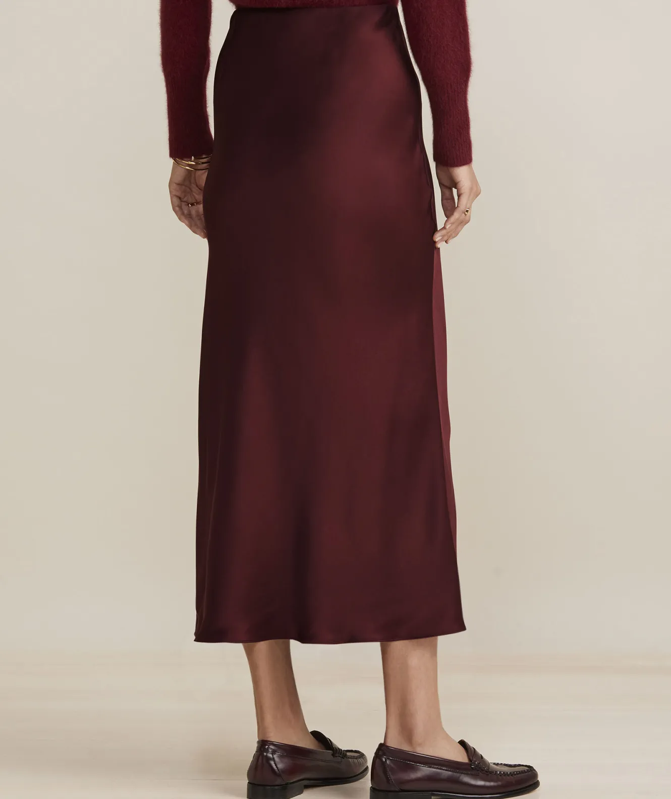 Vineyard Vines Satin Midi Slip Skirt< Dresses & Skirts