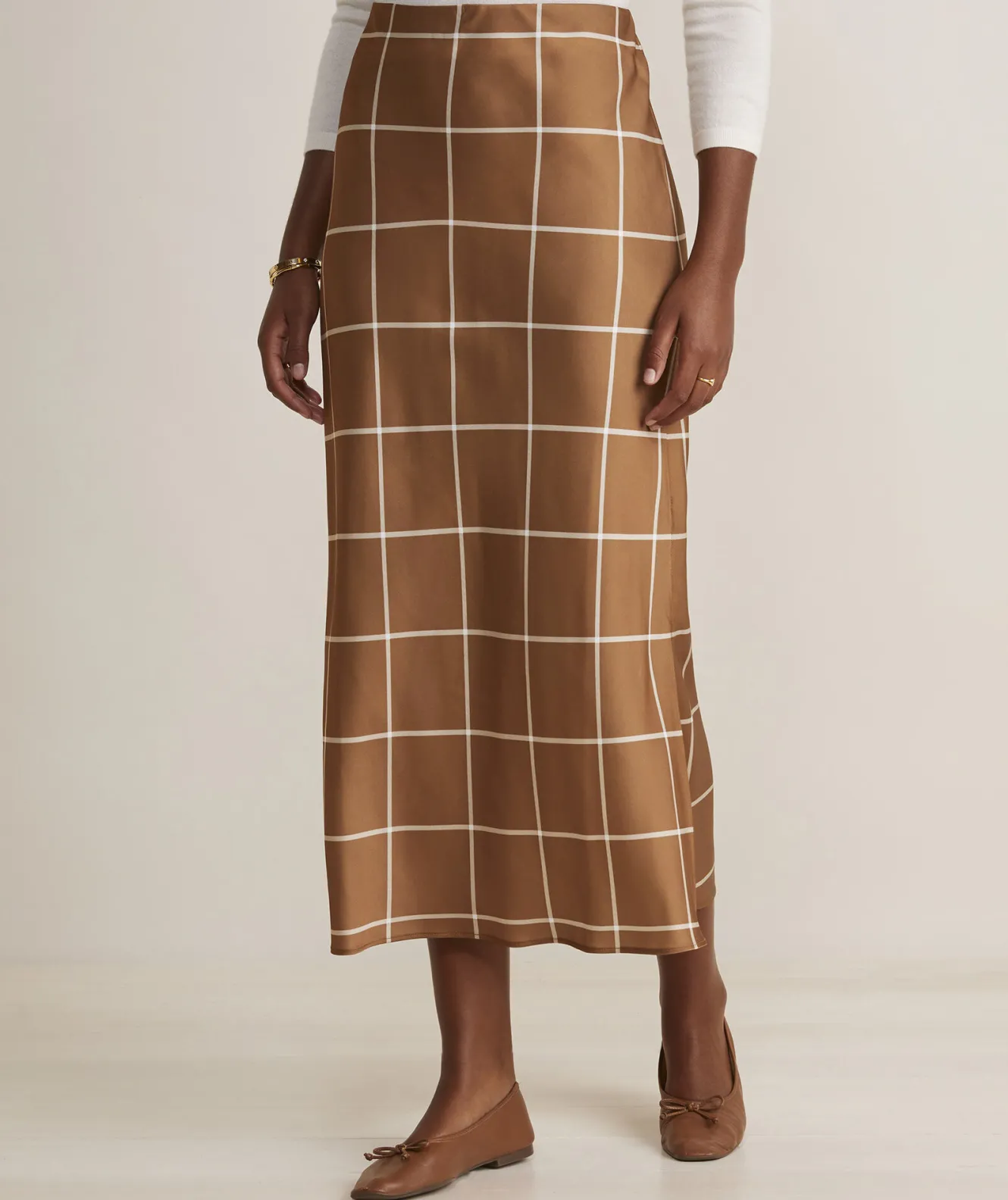 Vineyard Vines Satin Midi Slip Skirt< Dresses & Skirts