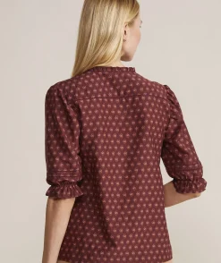 Vineyard Vines Sequin Check Top< Shirts & Tops