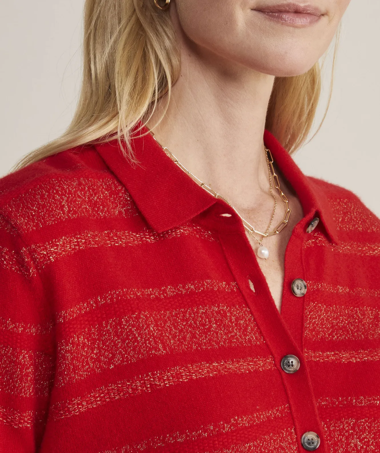 Vineyard Vines Shine Boucle Bow Back Sweater< Sweaters