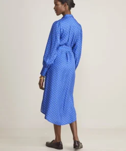 Vineyard Vines Silk Twill Midi Shirtdress< Dresses & Skirts