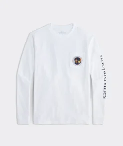 Vineyard Vines Ski Dogs Long-Sleeve Pocket Tee< Tees