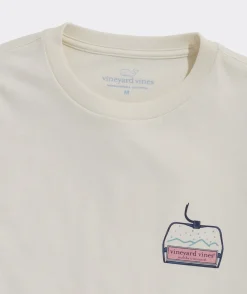 Vineyard Vines Ski Lift Logo Box Long-Sleeve Tee< Tees