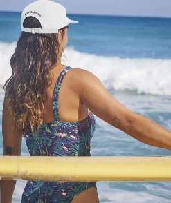 Vineyard Vines Square Neck One-Piece< Swim & Cover-Ups