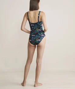 Vineyard Vines Square Neck One-Piece< Swim & Cover-Ups