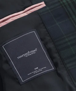 Vineyard Vines Stretch Cotton Blackwatch Blazer< Blazers