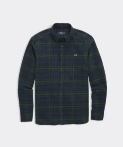 Vineyard Vines Stretch Flannel Blackwatch Shirt< Button-Down Shirts