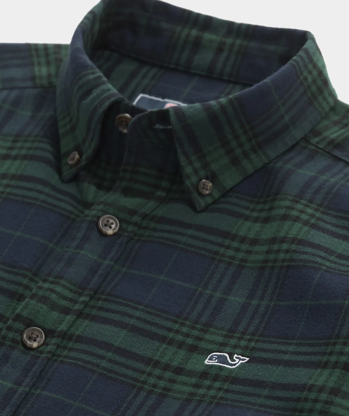 Vineyard Vines Stretch Flannel Blackwatch Shirt< Button-Down Shirts