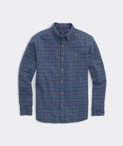 Vineyard Vines Stretch Flannel Check Shirt< Button-Down Shirts