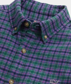 Vineyard Vines Stretch Flannel Check Shirt< Button-Down Shirts
