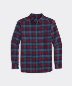 Vineyard Vines Stretch Flannel Plaid Shirt< Button-Down Shirts