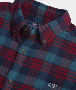Vineyard Vines Stretch Flannel Plaid Shirt< Button-Down Shirts