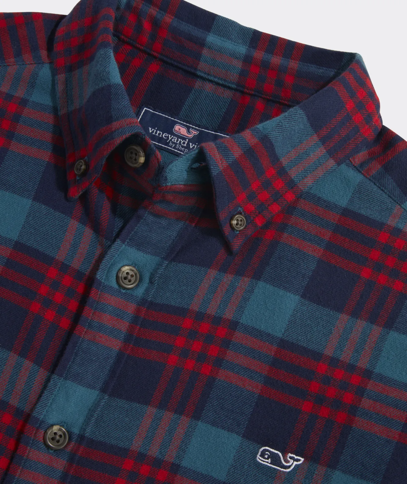 Vineyard Vines Stretch Flannel Plaid Shirt< Button-Down Shirts