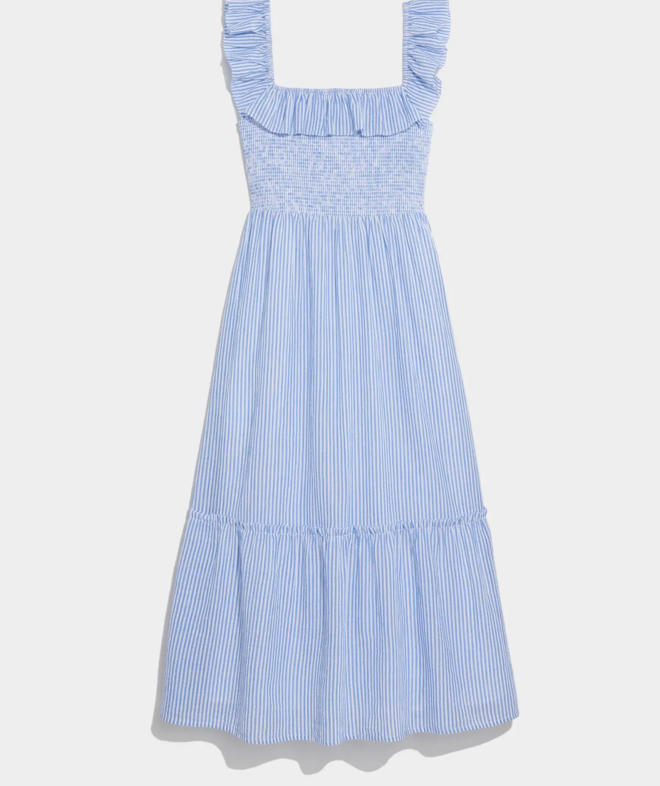 Vineyard Vines Striped Smocked Midi Dress< Dresses & Skirts
