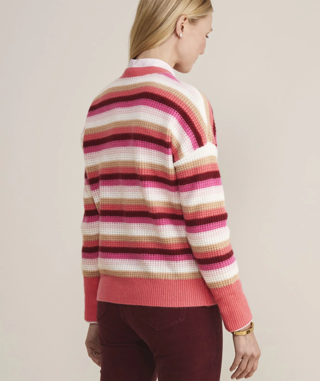Vineyard Vines Sunshine Intarsia Cashmere Crewneck Sweater< Sweaters