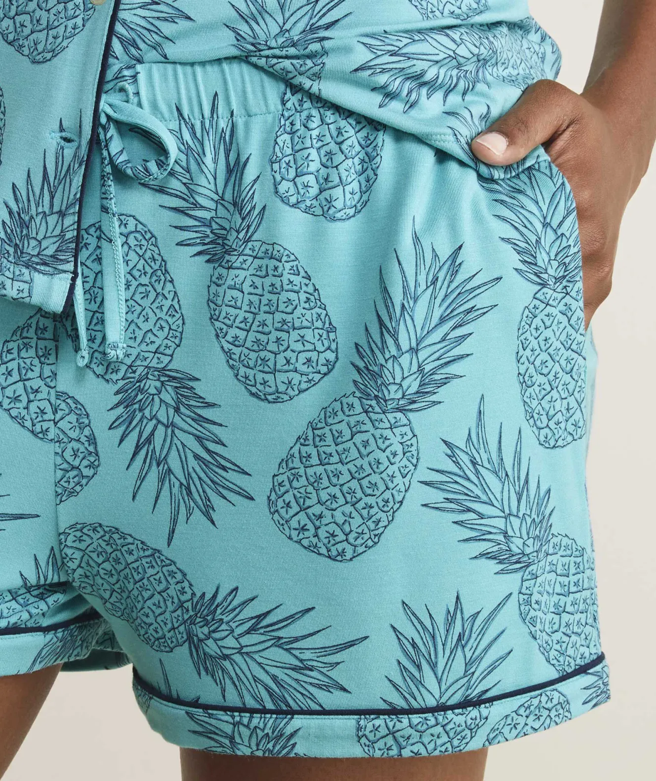 Vineyard Vines Super-Soft Printed Knit Pajama Short Set< Pajamas