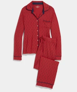 Vineyard Vines Super-Soft Printed Knit Pajama Set< Pajamas|Pants & Denim