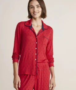 Vineyard Vines Super-Soft Printed Knit Pajama Set< Pajamas|Pants & Denim