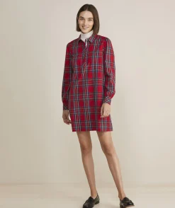 Vineyard Vines Tartan Poplin Popover Dress< Dresses & Skirts