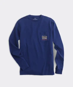 Vineyard Vines To All a Good Flight Long-Sleeve Tee< Tees