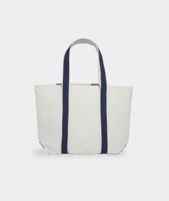 Vineyard Vines Toile Print Puffer Tote< Bags & Totes
