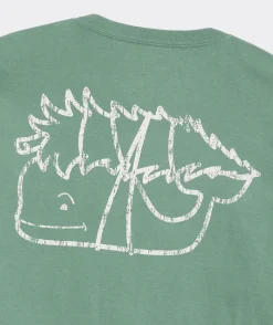 Vineyard Vines Vintage Tree Whale Long-Sleeve Pocket Tee< Tees