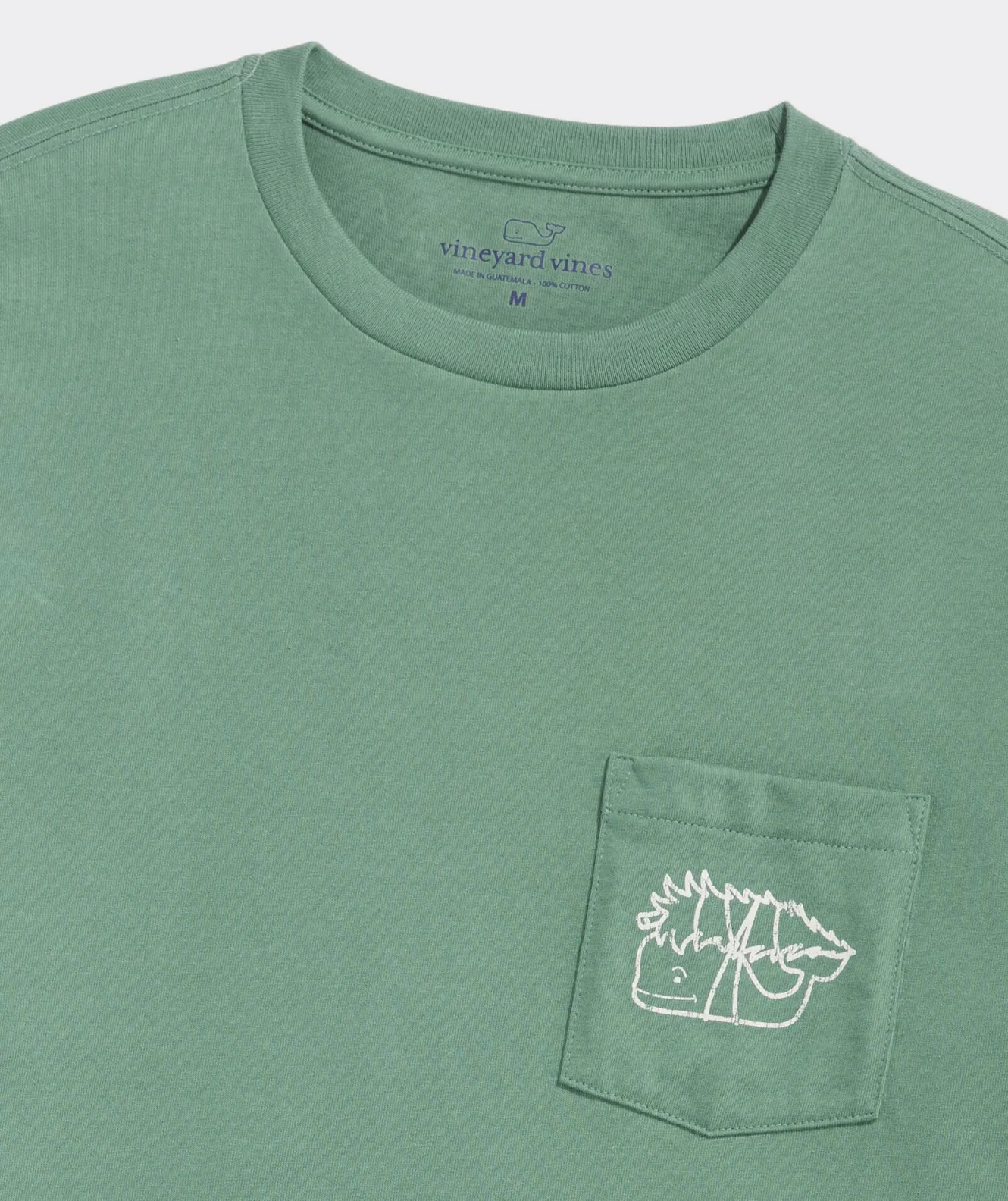 Vineyard Vines Vintage Tree Whale Long-Sleeve Pocket Tee< Tees