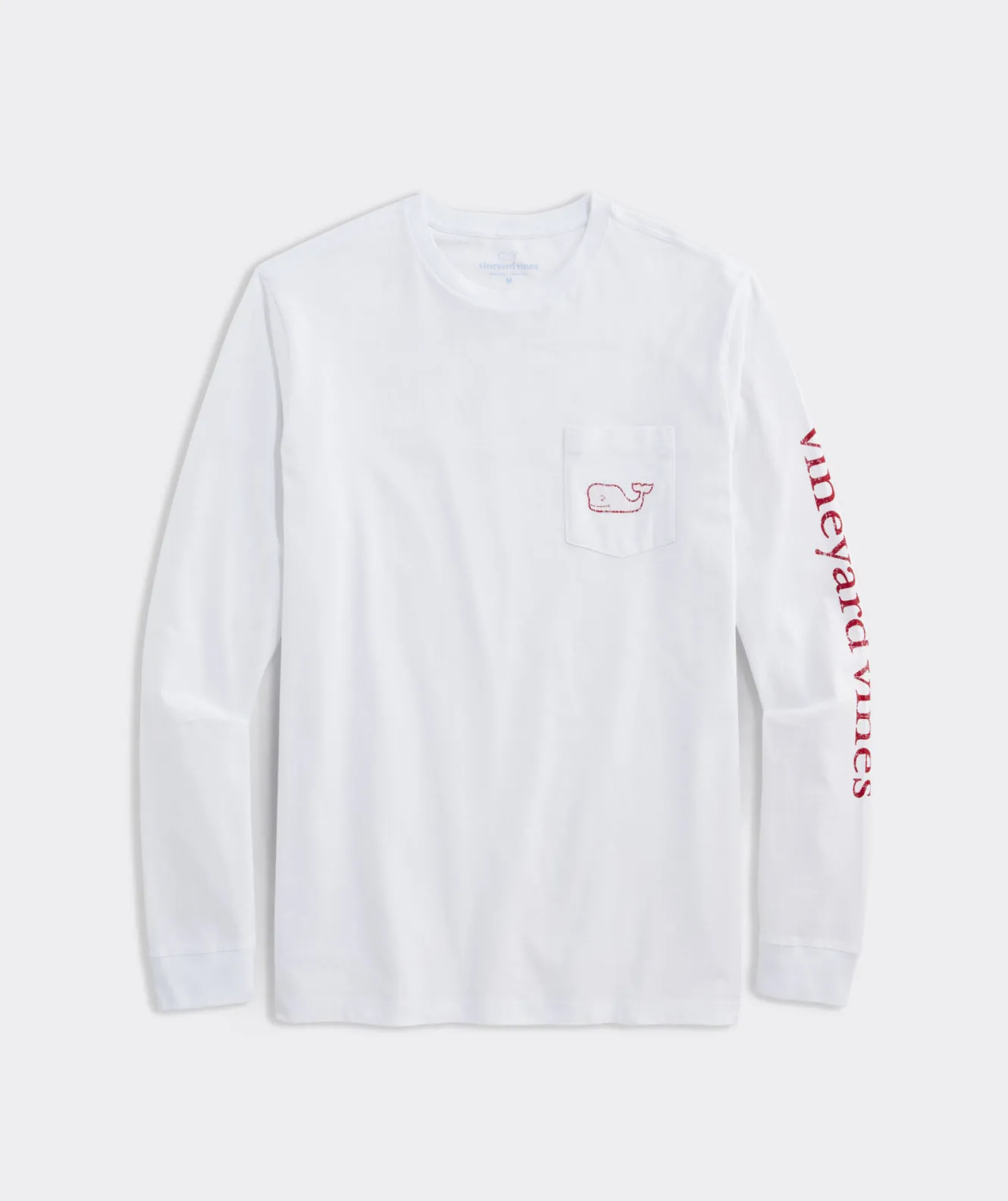 Vineyard Vines Vintage Whale Hearts Long-Sleeve Pocket Tee< Tees
