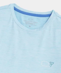 Vineyard Vines Whale Outline Short-Sleeve Harbor Performance Tee< Tees