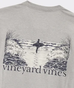 Vineyard Vines Winter Surfer Long-Sleeve Dunes Tee< Tees