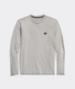 Vineyard Vines Winter Surfer Long-Sleeve Dunes Tee< Tees
