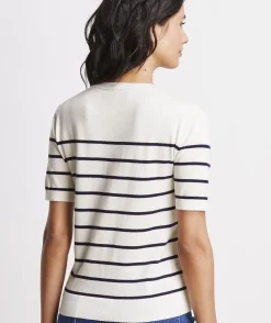 Vineyard Vines Women's Limited-Edition Head Of The Charles® Intarsia Tipped Cashmere Sweater< Sweaters